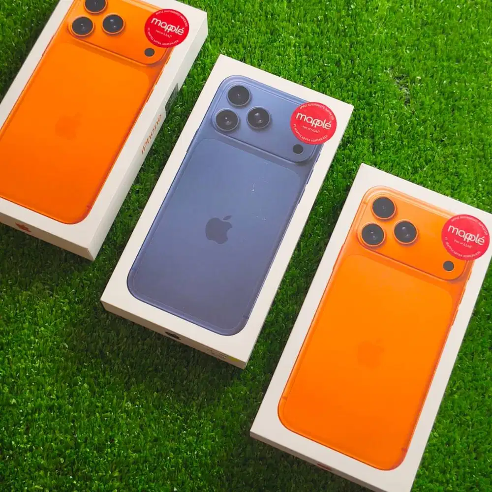 iPhone 17 Pro Max 256GB Deep blue Cosmic Orange New Segel Garansi resm