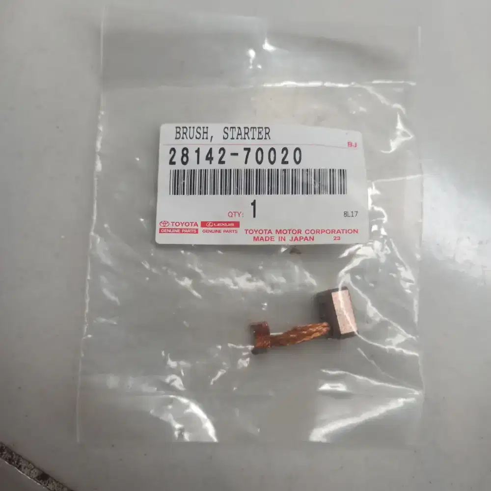 Carbon brush starter (mobil)