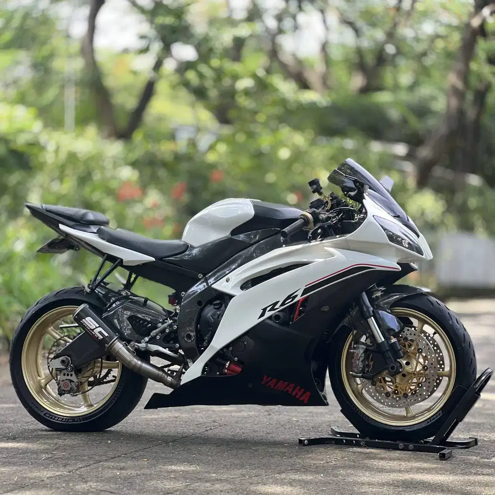 YAMAHA YZF R6 2014 PUTIH KM RENDAH PAJAK ON SIAP RIDING