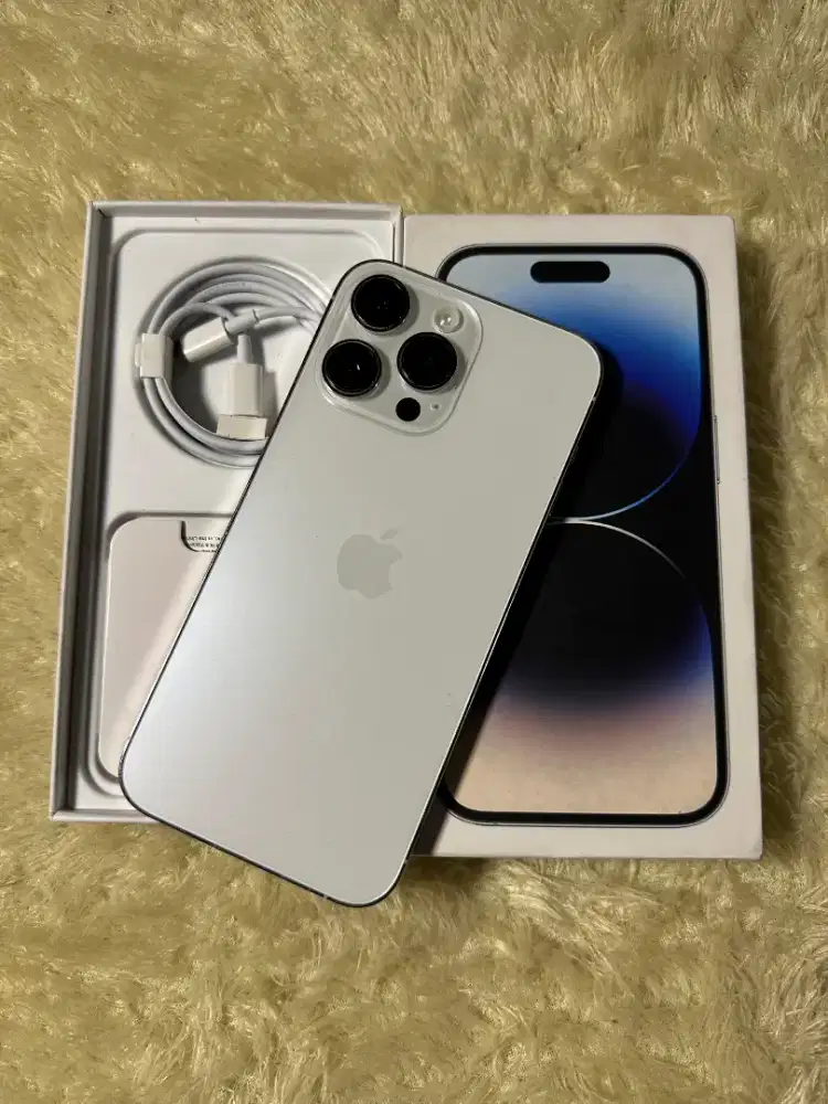 Iphone 14 promax 128gb silver inter all operator