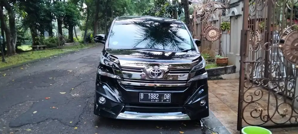 Vellfire Istimewa Nyaman, Limited Edition thn 2016 akhir,pemakain 2017