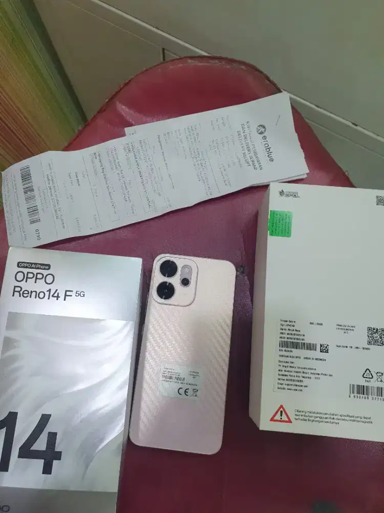 Oppo Reno 14F 5g ram8/256gb like new resmi