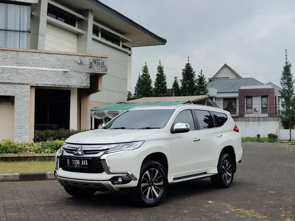 Pajero Sport Dakar 2017 AT Km66rb Putih Original Diesel  Dex