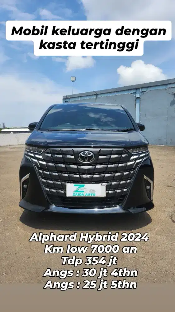 ALPHARD HYBRID 2024 KM LOW 7 RB