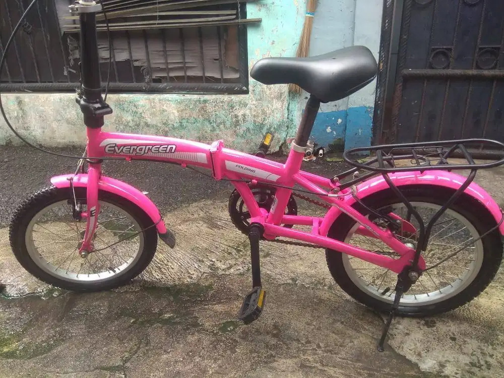 PRELOVED EVERGREEN SEPEDA LIPAT 16 Inch Muraaah Bagusss