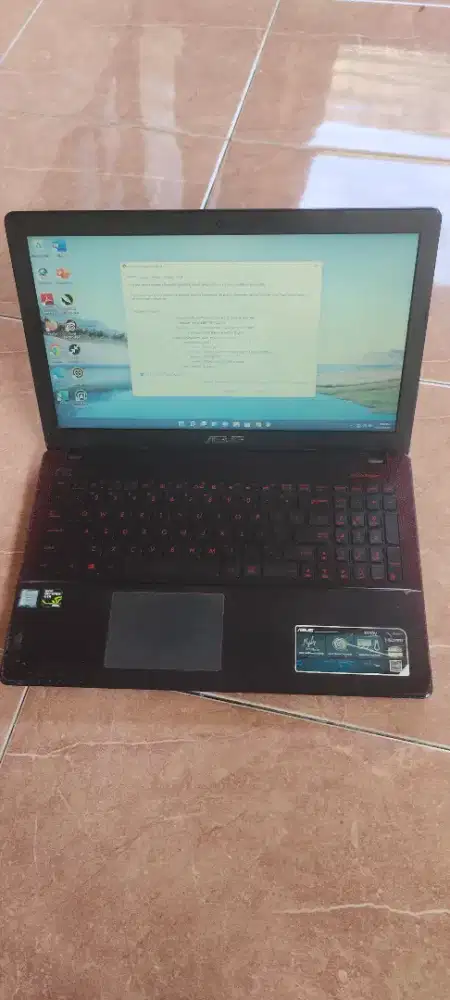 laptop Gaming Asus Intel Core i7 Ram 4GB DDR4 SSD VGA NVIDIA GTX 2.5jt