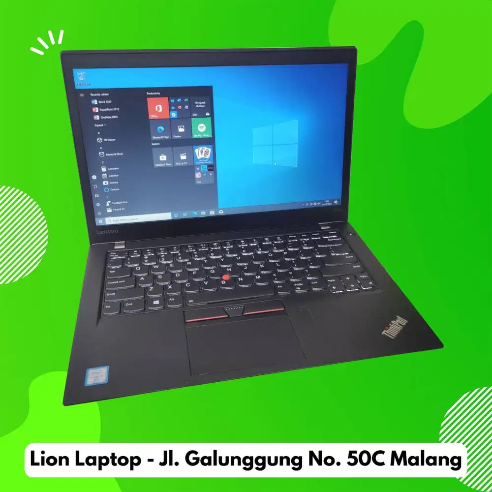 RAM 8GB SSD 256GB Core i7 SLIM Lenovo Thinkpad T470s [16|02]