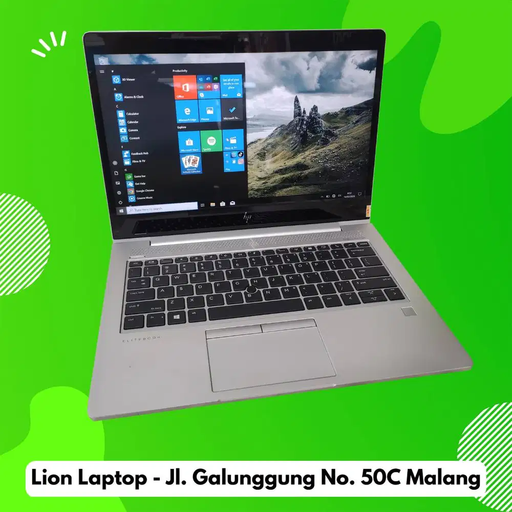 Core i7 gen 8 RAM 8GB Touchscreen Slim HP Elitebook 830 G6 [16|02]