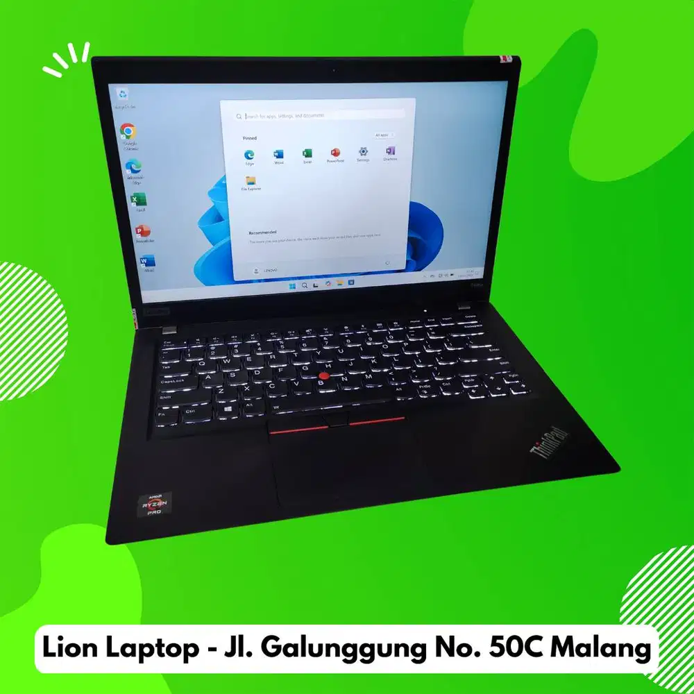 AMD Ryzen 5 PRO 3.7Ghz 8/256 VGA 2GB Lenovo Thinkpad T495s [16|02]