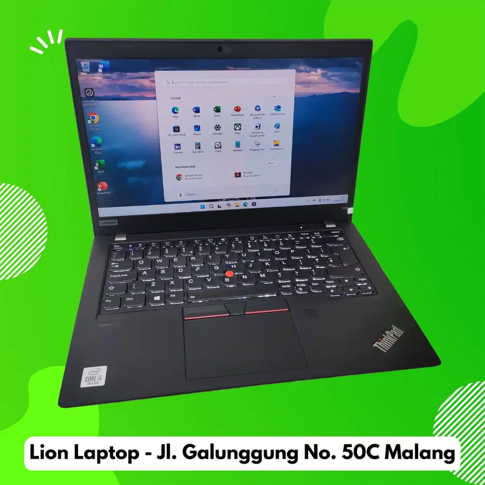 Core i5 Gen 10 slim mulus RAM 8GB SSD 256 Lenovo Thinkpad X13 [16|02]