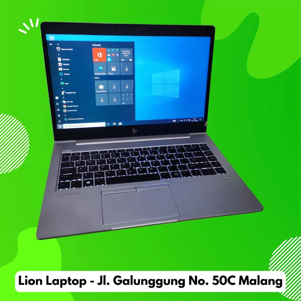 FUll Aluminium Body Core i7 gen 8 8/256 HP Elitebook 840 G6 [16|02]