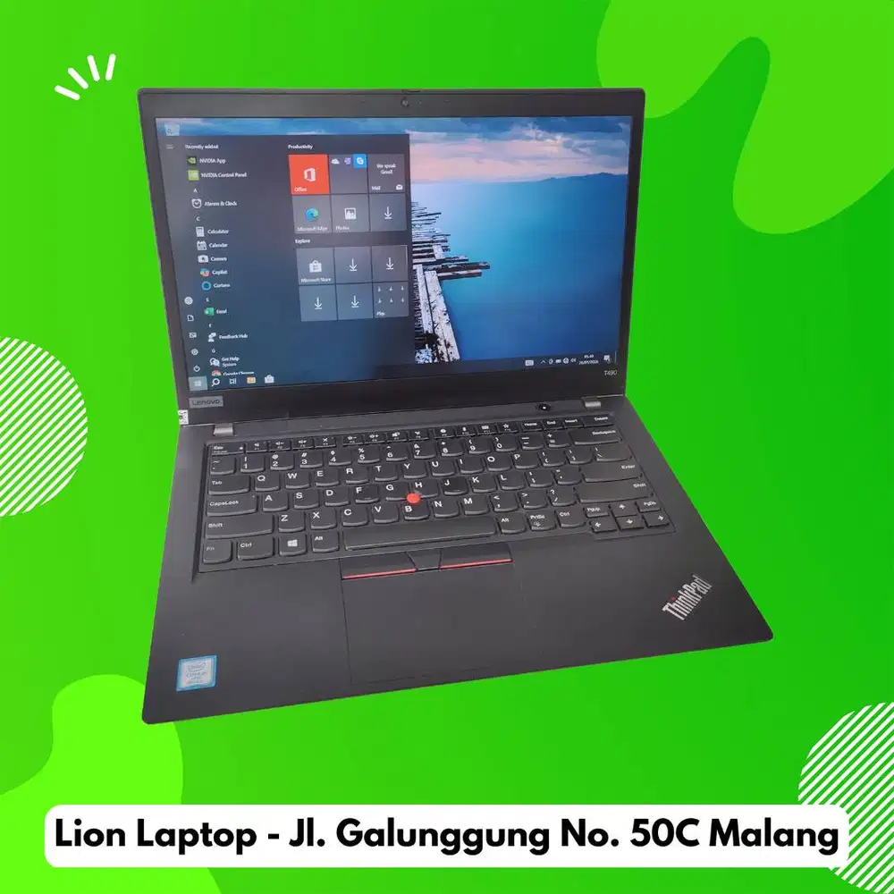 Double VGA NVIDIA Core i5 8/256 Slim Lenovo Thinkpad T490 [16|02]