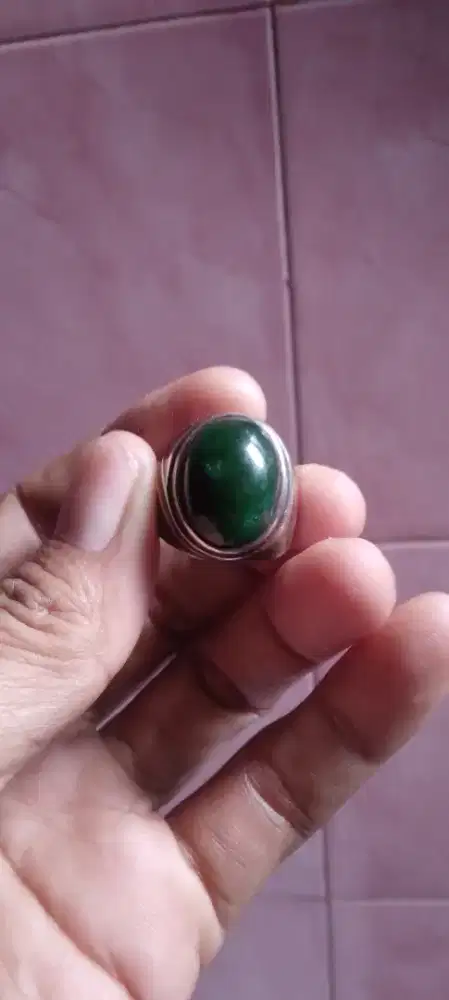 Batu bacan rawatan ring perak