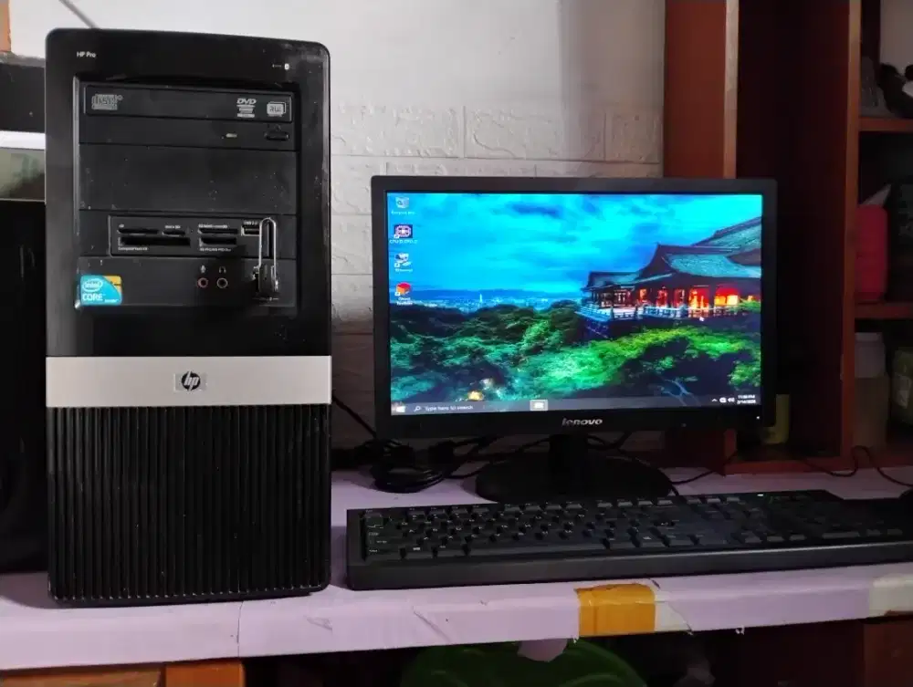 Pc editing intel core i7 fullset (ram 8gb + vga amd + monitor 19inch)