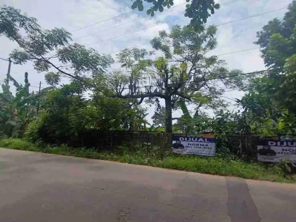 DIJUAL KAVLING PINGGIR JALAN LEWINANGGUNG Tapos Depok