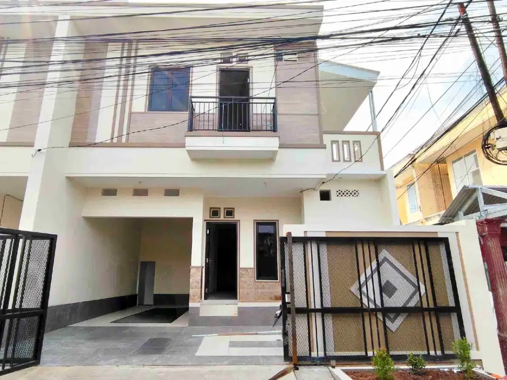 RUMAH BARU 2.5 LANTAI HUK DAN BEBAS BANJIR  DURI KEPA, JAKARTA BARAT