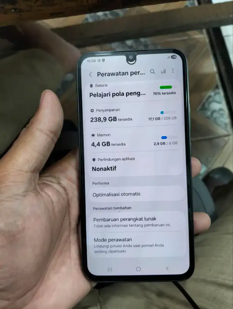 Samsung A34 8+4/256 5G resmi msih bgus lecet pemakean bs tker tmbh