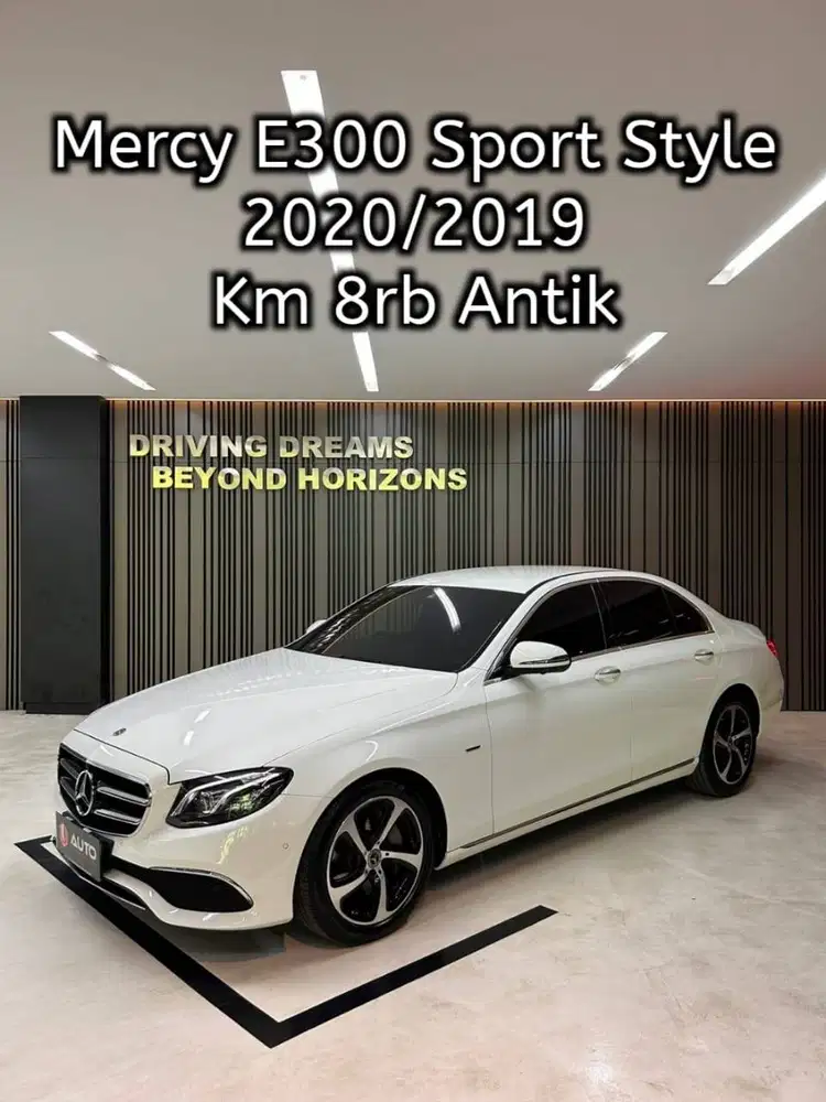 Mercedes Benz E300 Sport Style 2020 Putih Km8rb B555PVM Nik 2019