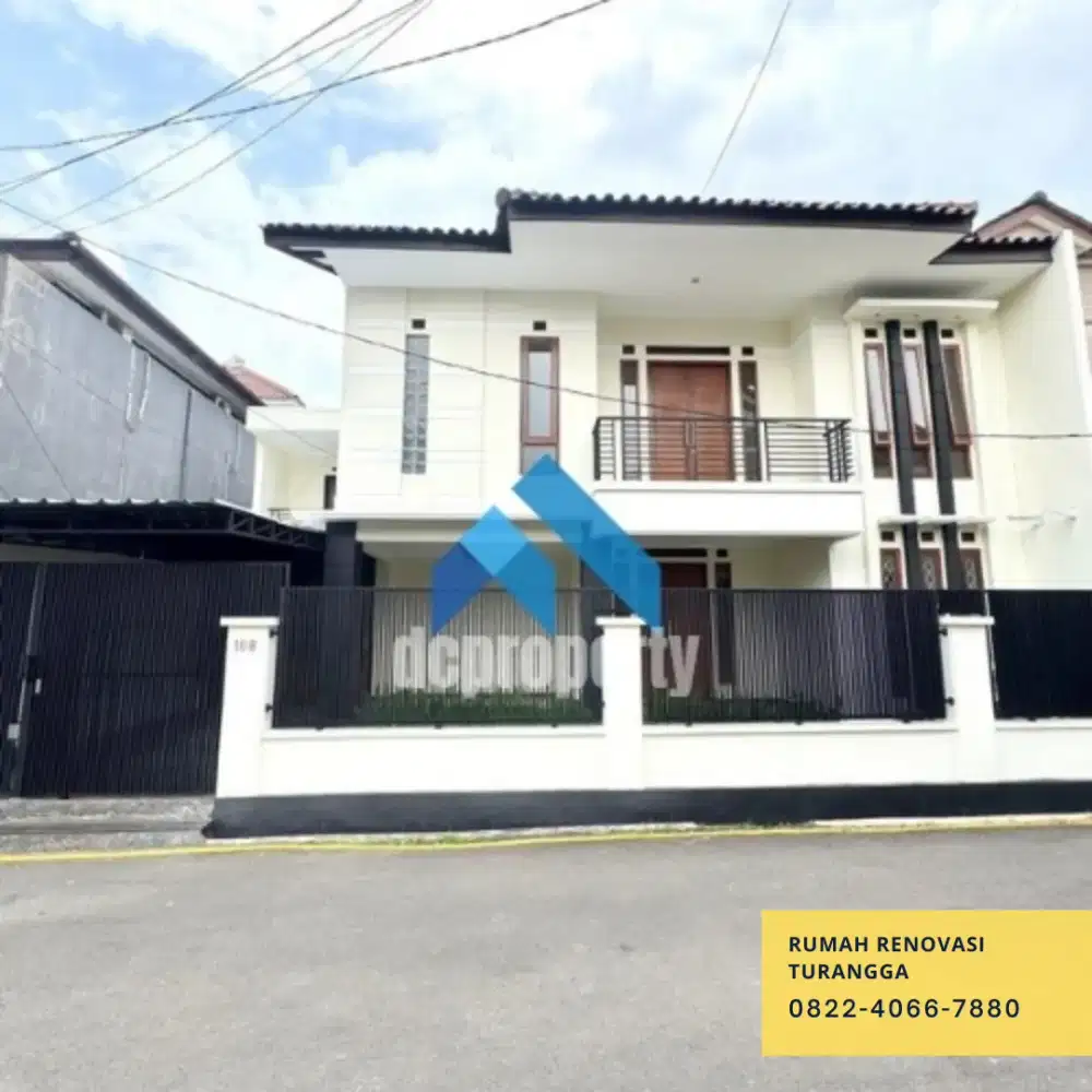 Rumah Turangga 2 lantai, baru renovasi dekat tsm bandung kota