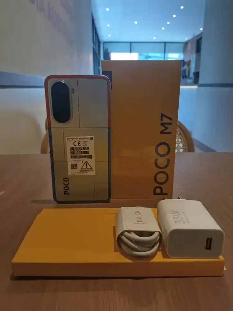 Poco M7 Silver 8/256 Fullset like new
