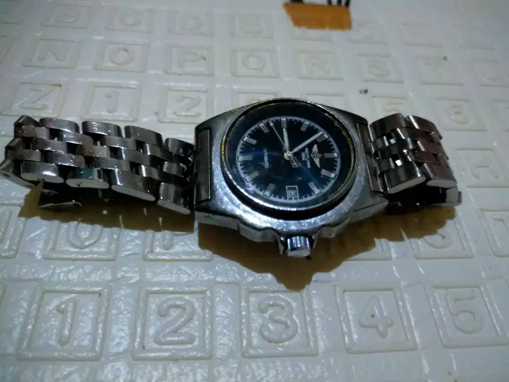 Jam tangan second pria automatic stainless breatling