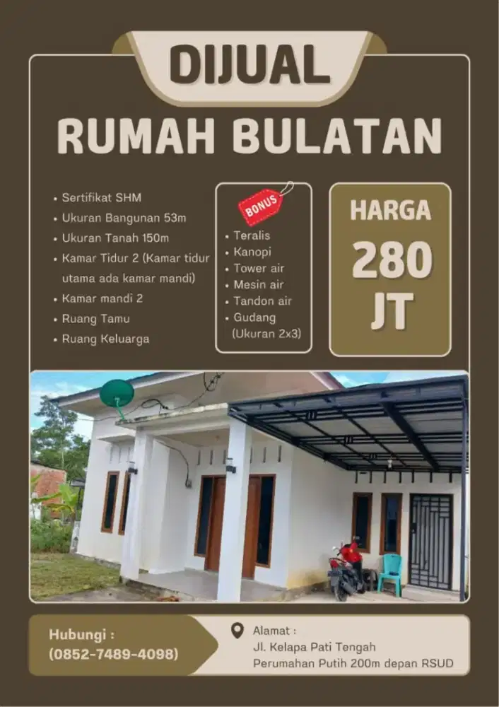 Rumah Bulatan Tipe 53/150