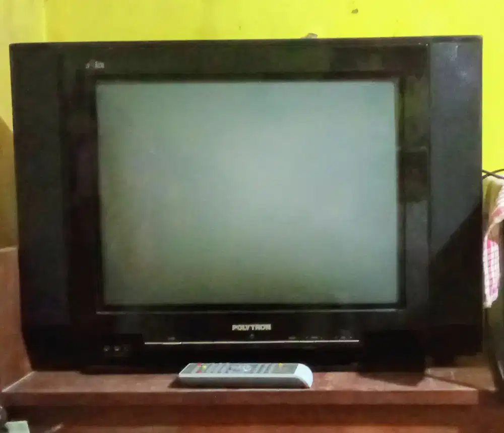 TELEVISI TABUNG POLYTRON SLIM FLAT 21'