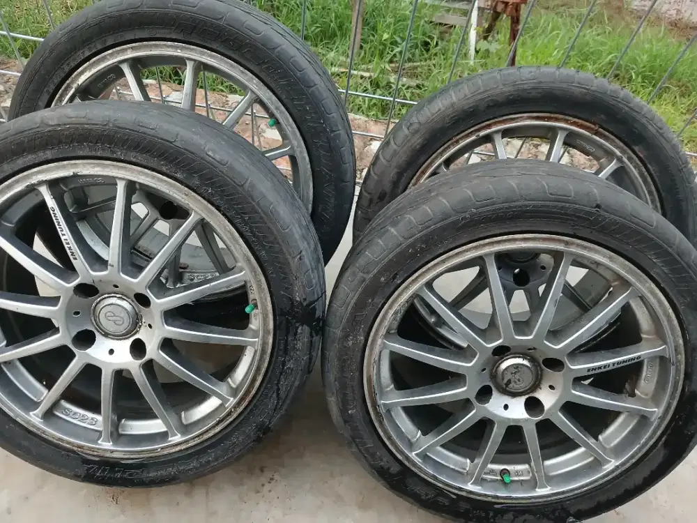 Jual cepat velg racing ring 16 & Ban