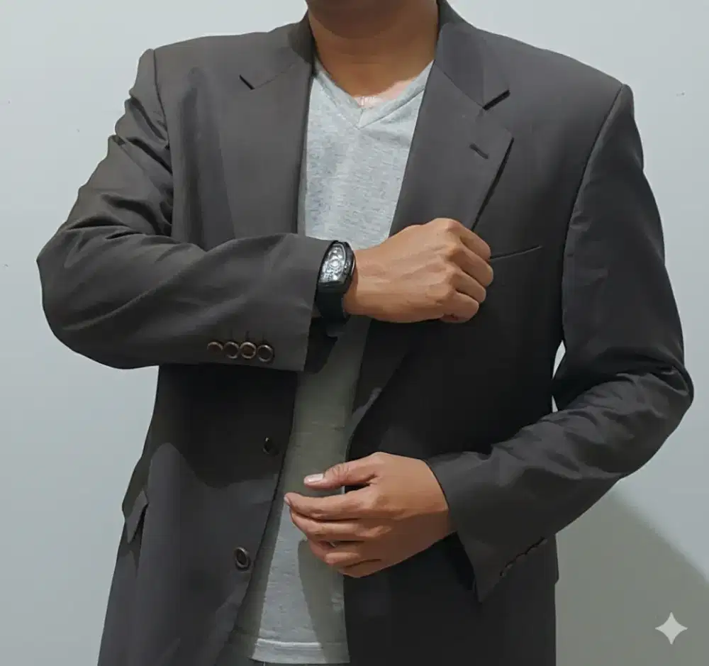 Jas pria warna Coklat sz XL