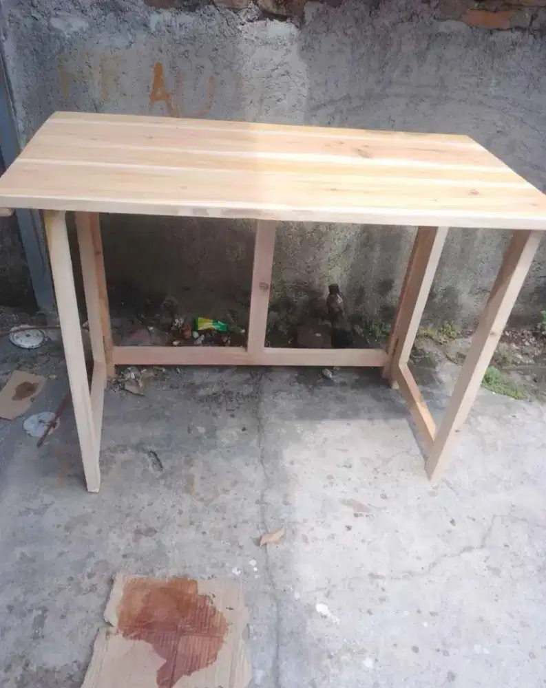 Meja lipat usaha umkm