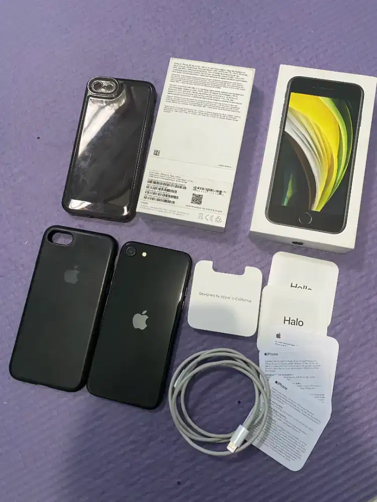 iPhone SE 2020 128GB Ex Resmi Ibox PA/A Fullset Bonus No Minus