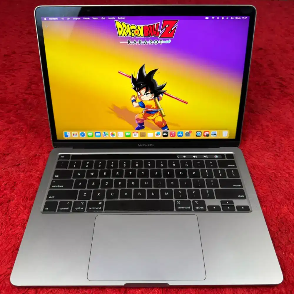 Macbook pro 2020 touchbar ram 16gb ssd 512gb corr i5 bisa cod