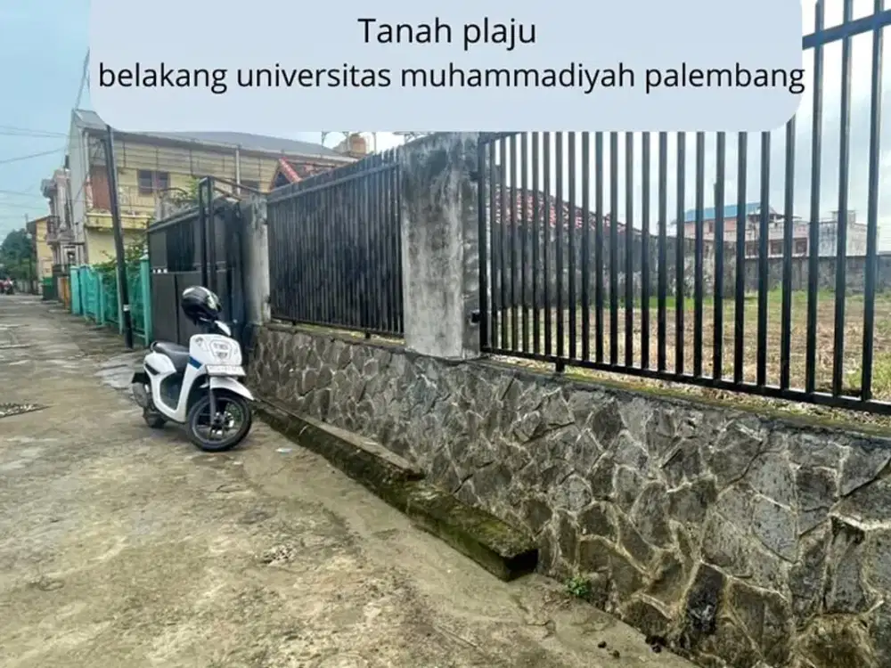 tanah strategis palembang 5 menit ke Kampus Binadarma Plaju