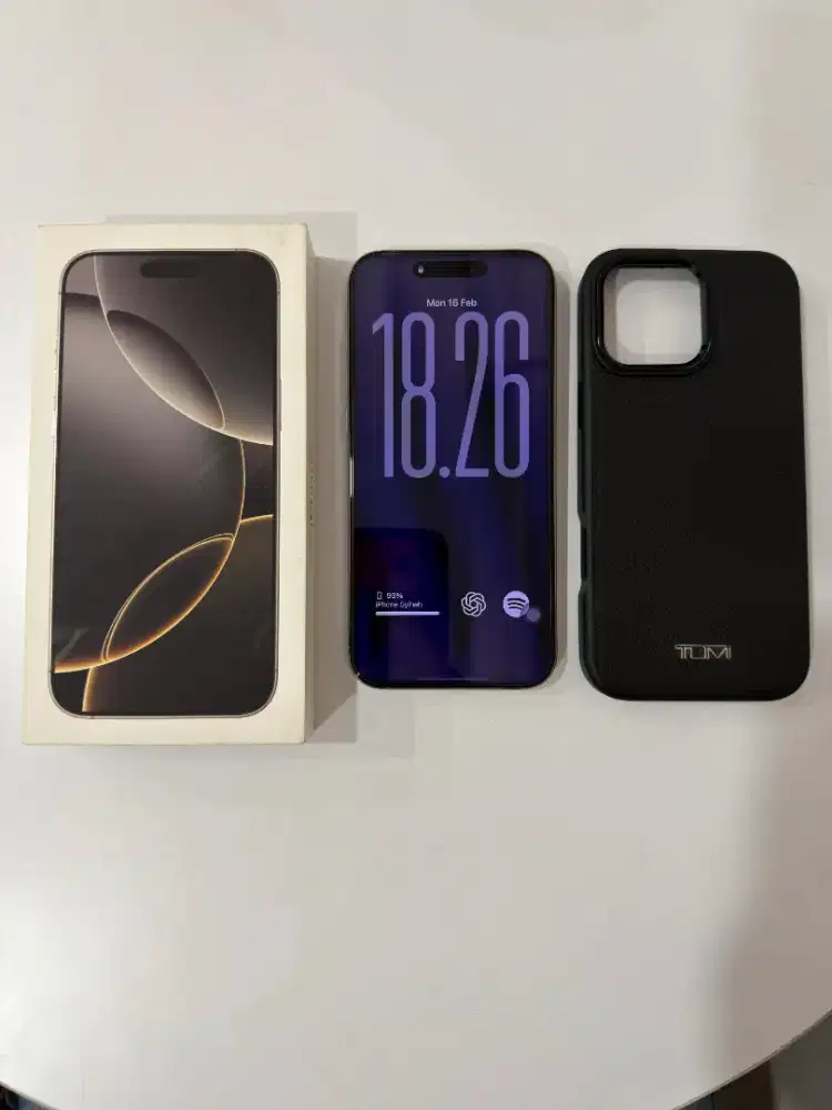 iPhone 16 Pro Max 256GB iBox Resmi BH 100%, Fullset, Bonus 2 Case