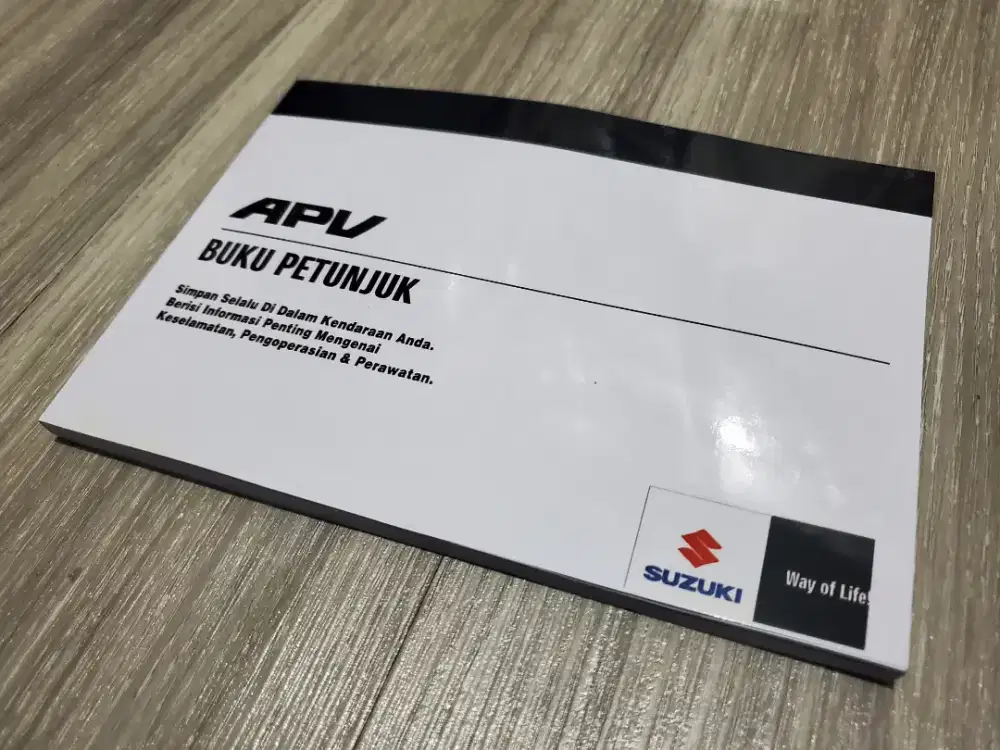 Book Manual Repro Ori Suzuki APV Arena 2008 Up New Year