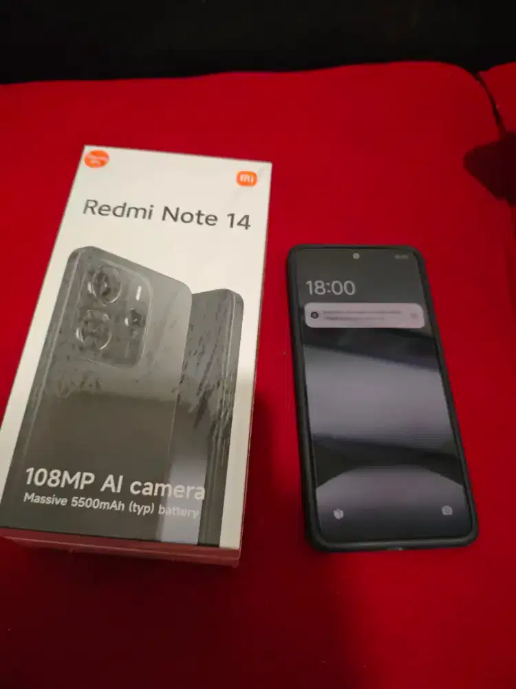 Redmi note 14 4g 8/128 fulset baru sebulanan