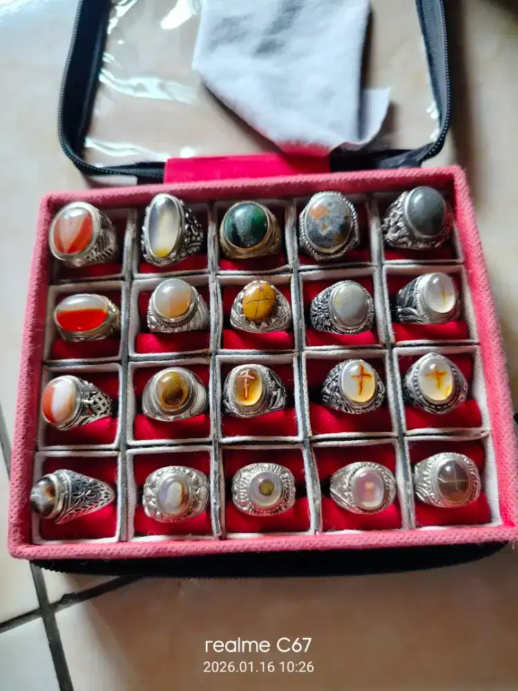 Juwal batu cincin secara borongan tidak satuan dan dapat bonus