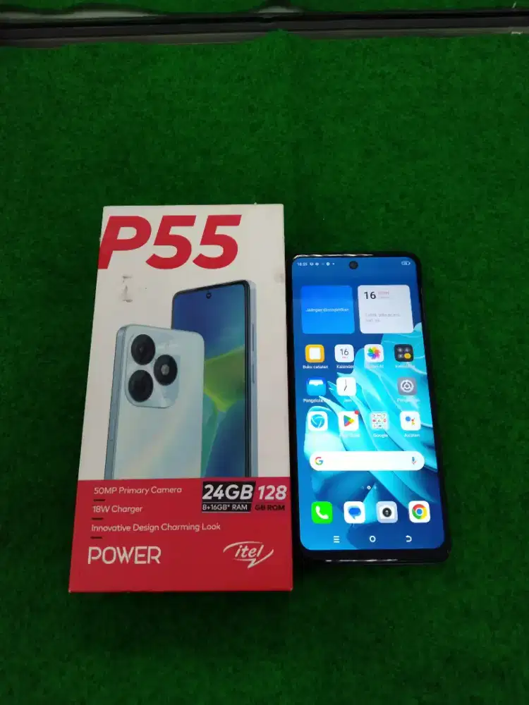 itel P55 ram 8/128gb lengkap mulus