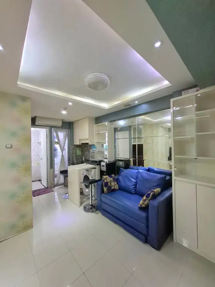 Sewa Type 2BR Modif 1BR Full Furnished Tower Dahlia Apt Bassura City