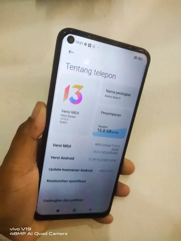 HP XIAOMI REDMI NOTE 9 RAM 4/64GB