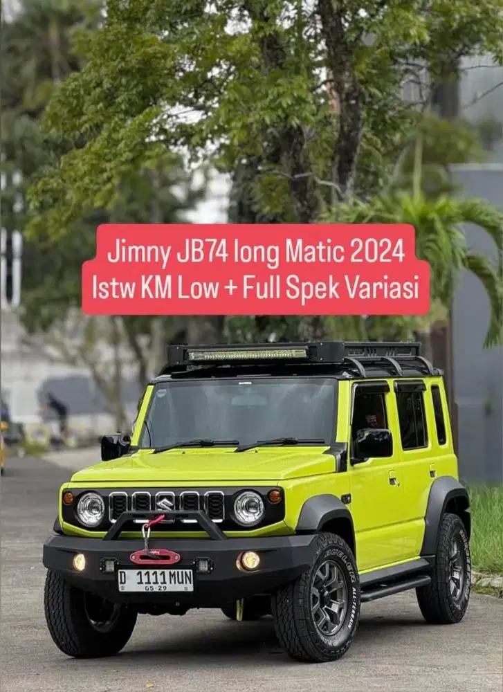 ANTiK KM 17rb Jimny 5 pintu JB74 4X4 Matic 2024 pakean 2025 istw murah
