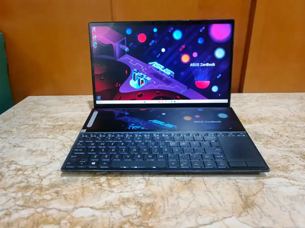 Asus Zenbook Duo Core i7 Gen 10 Ram 16Gb SSD 1TB Gpu Nvidia