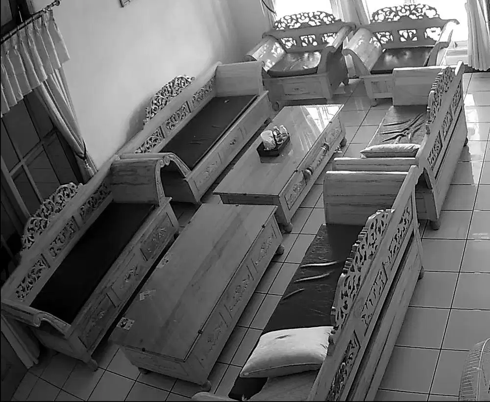 KURSI TAMU JATI 2 SET