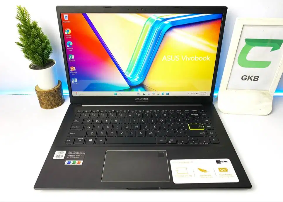 Laptop Asus Vivobook K413F Intel Core i3 gen 10 Ram 8gb Ssd 512gb keyb