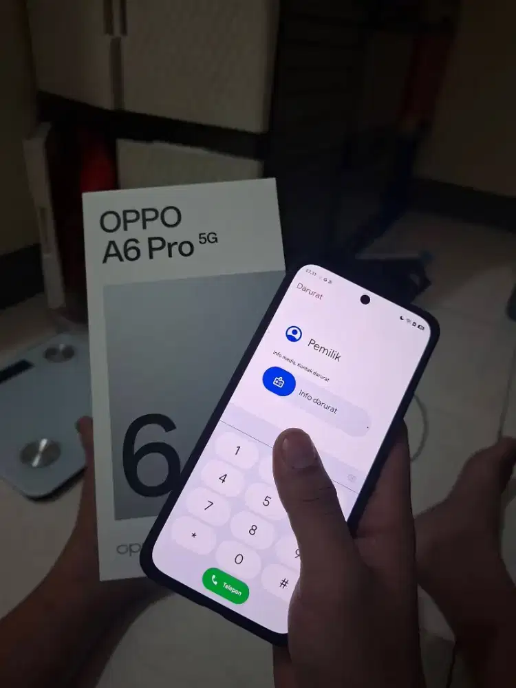 Oppo A6 PRO 5G 8/256 Belum sebulan TT Barter masuk