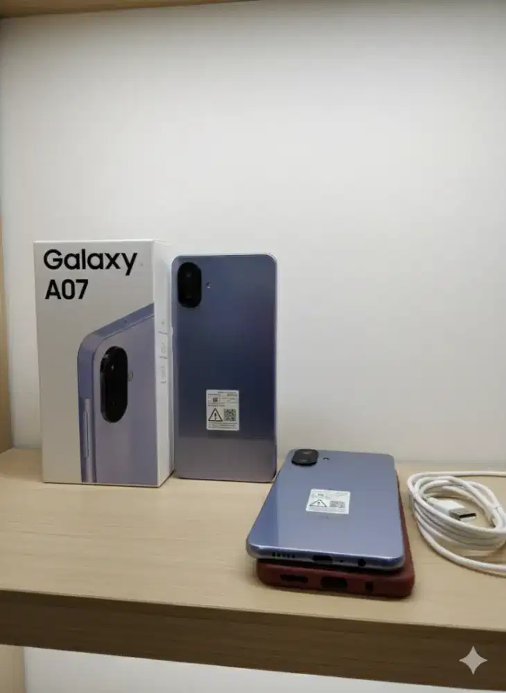 Galaxy a07 8/256gb fullset mulus garansi resmi