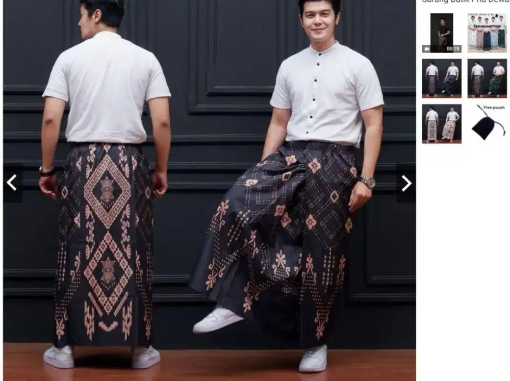 Sarung Instan Pria Dewasa Murah Sarung Batik Pria Dewasa Motif Wadimor