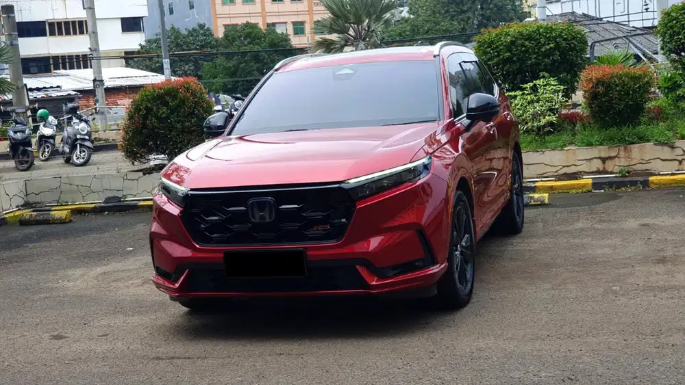 Honda crv rs hybrid 2024 merah sensing