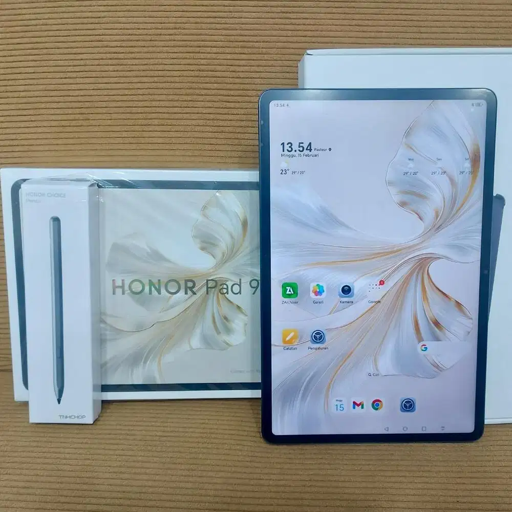 Tablet honor pad 9 ram 8 / 256 tab keyboard pen full ori