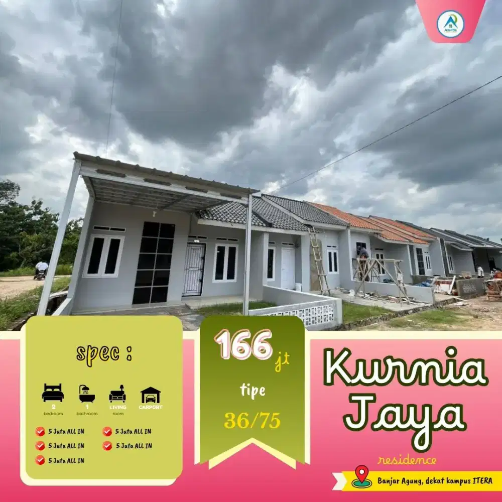 Rumah Free DP Angsuran 1 Jutaan Flat Sampai Lunas